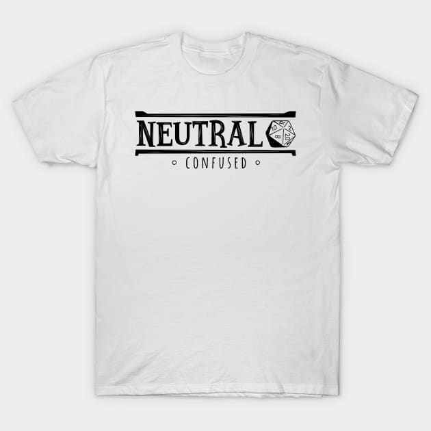 Neutral Confused (Modern Alignments) T-Shirt by The Digital Monk